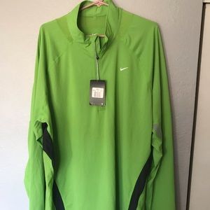 3XLT Nike Zip pull over green